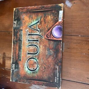 Hasbro Ouija Board with Rustic Brown and Purple Design